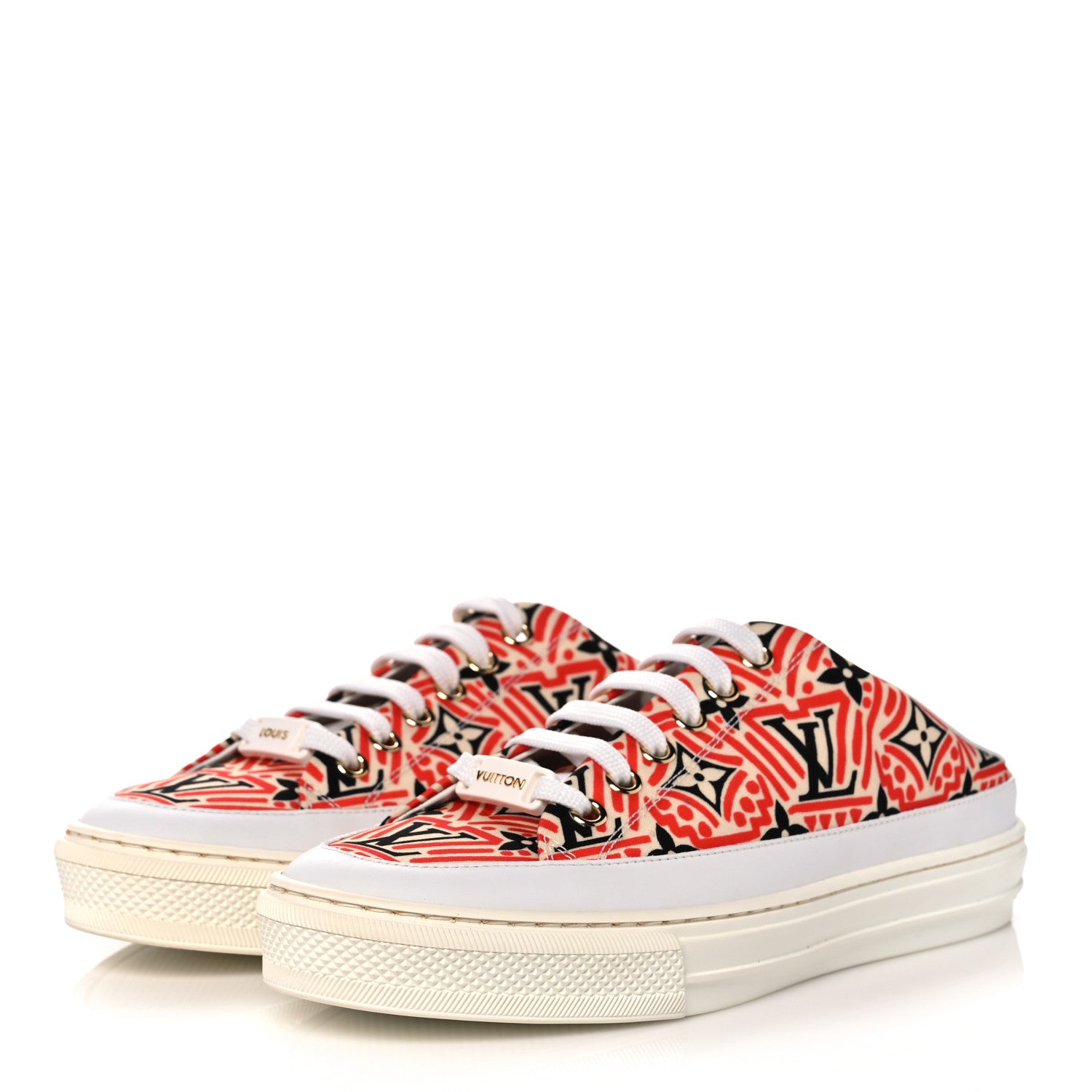 Louis Vuitton Nylon Monogram Crafty Open Back Sneaker 36 3 of 13
