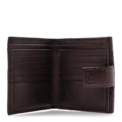 Gucci Guccissima Lovely Heart French Flap Wallet Brown 5 of 12