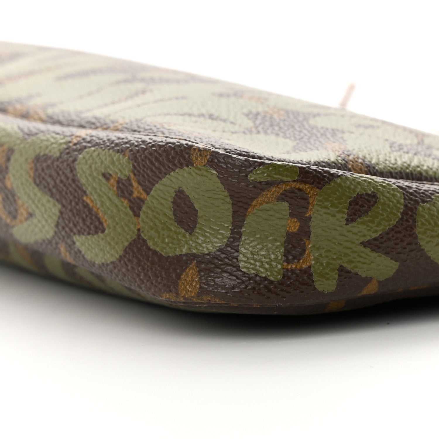 Louis Vuitton Monogram Graffiti Pochette Accessories Kaki 10 of 13