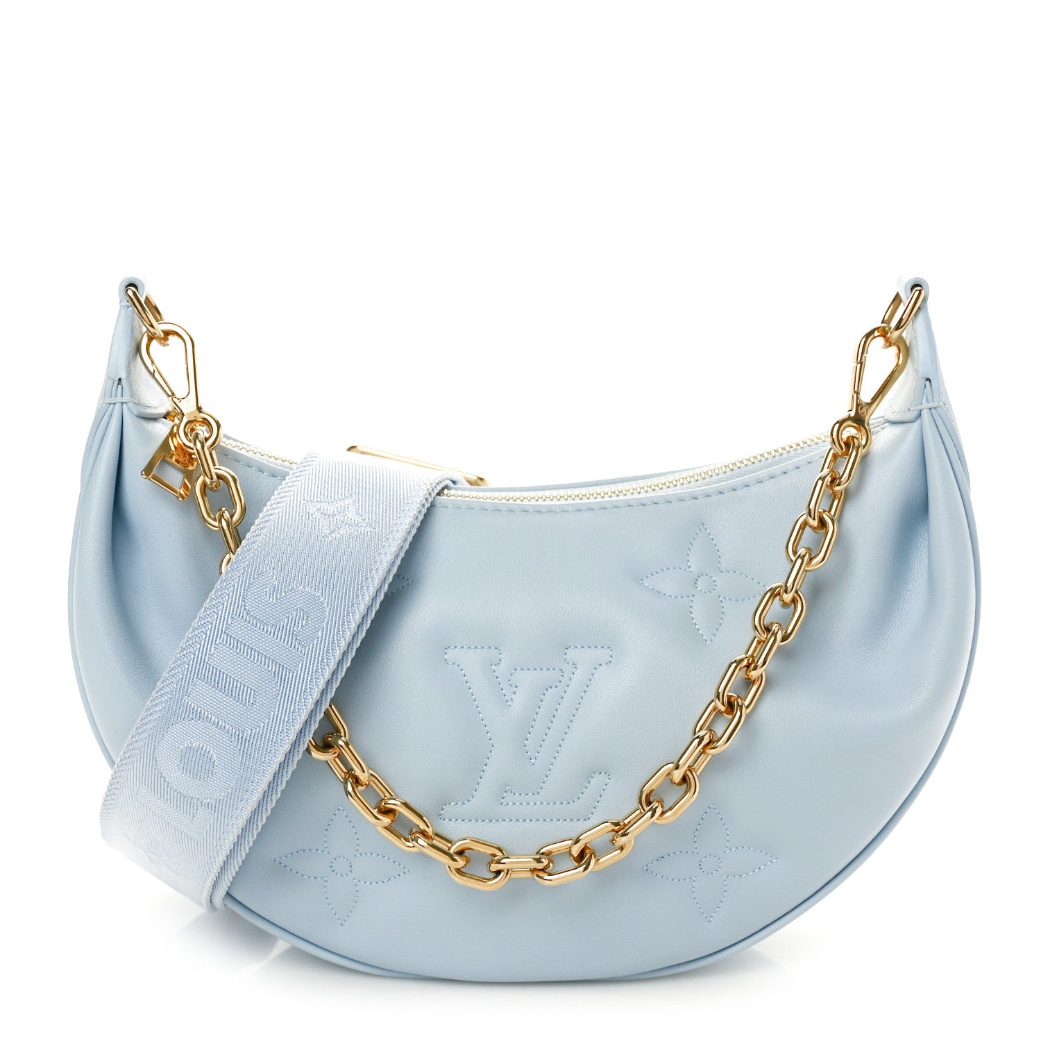 Louis Vuitton Calfskin Bubblegram Over The Moon Ice Blue 1 of 9