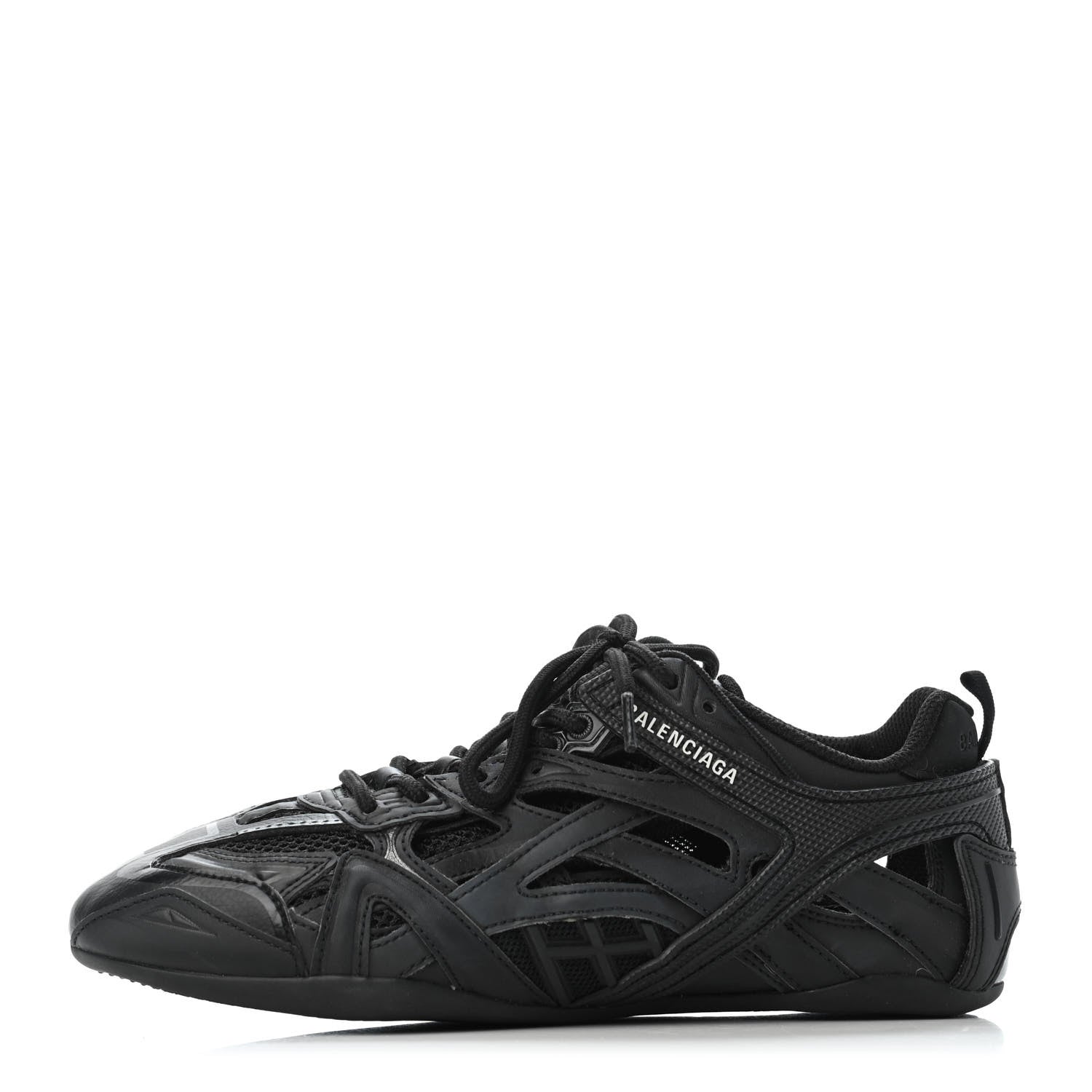 Balenciaga Mesh Rubber Womens Drive Sneakers 37 Black 1 of 4