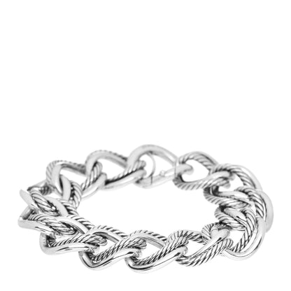 David Yurman Sterling Silver Double Curb Link Bracelet 1 of 4