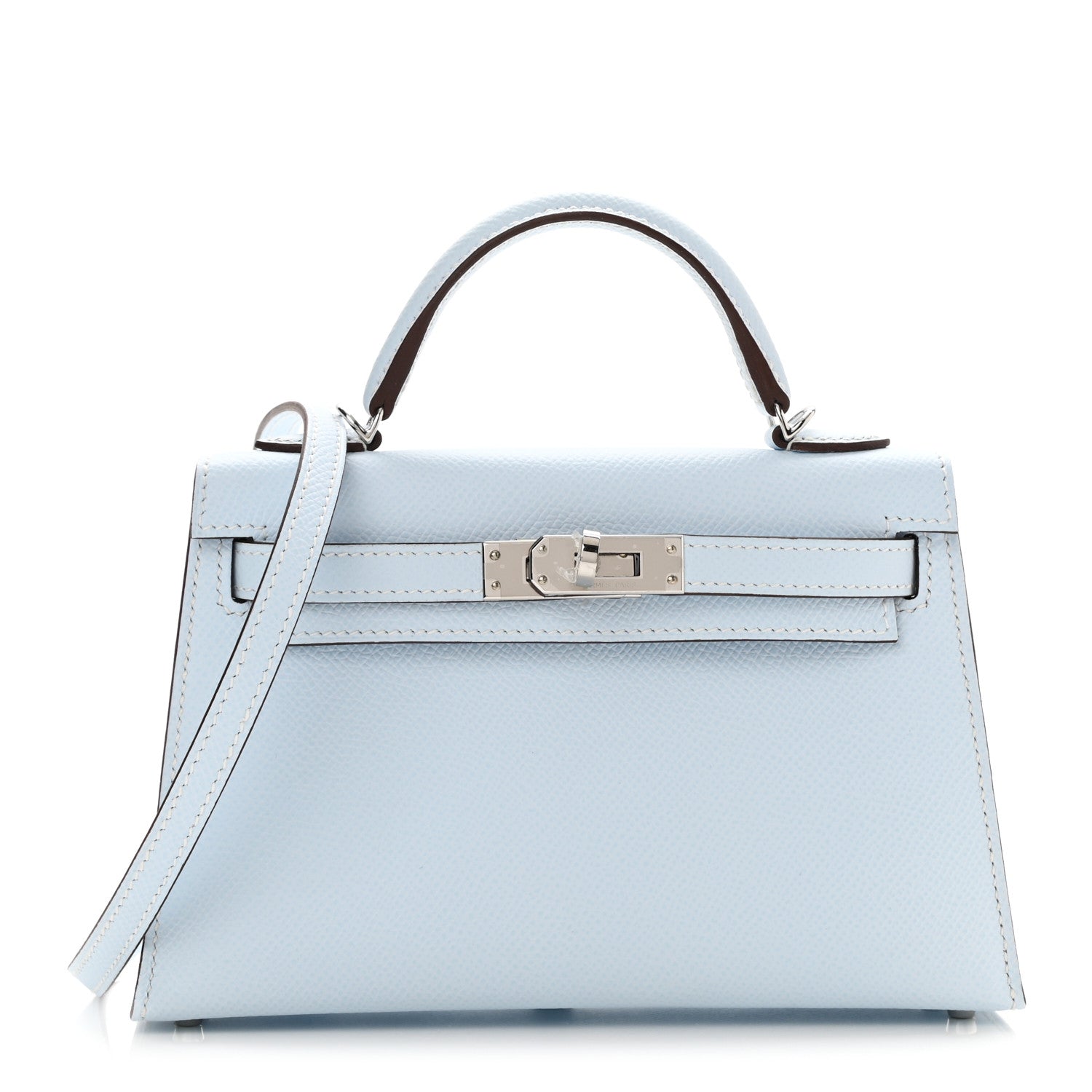 Hermes Epsom Mini Kelly Sellier 20 Bleu Brume 1 of 11