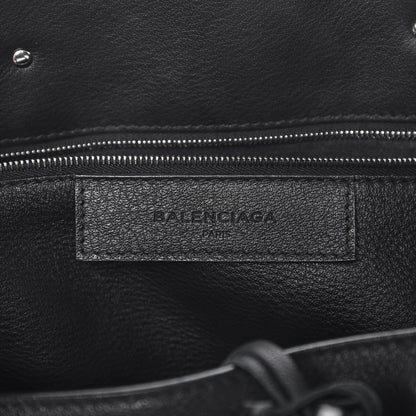 Balenciaga Veau Papier B4 Zip Around Tote Black 7 of 10