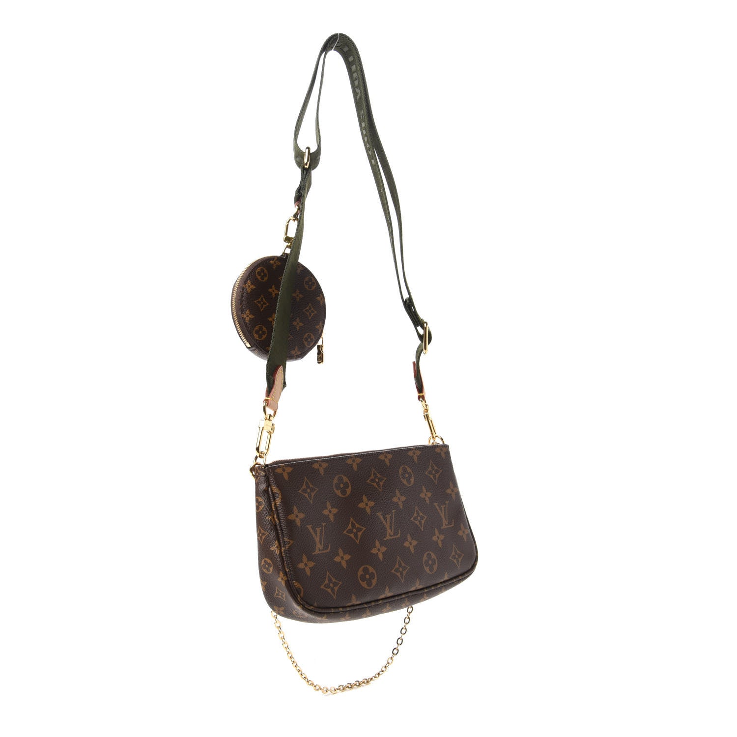 Louis Vuitton Monogram Multi Pochette Accessories Kaki 3 of 11