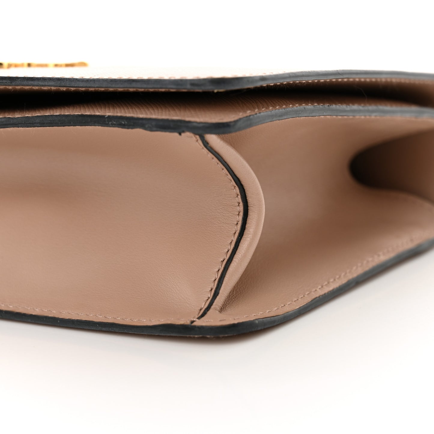 Saffiano Chain Shoulder Bag Cammeo