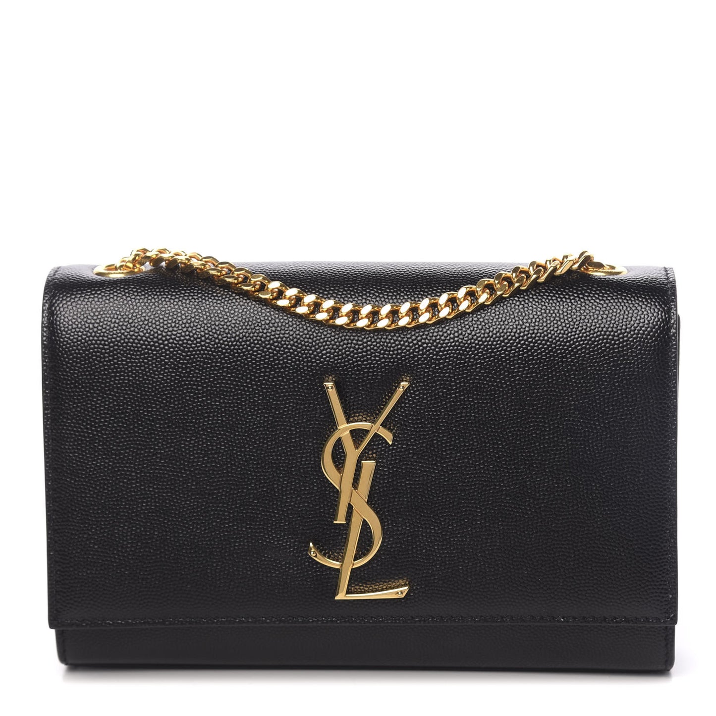 Grain De Poudre Small Monogram Kate Satchel Black