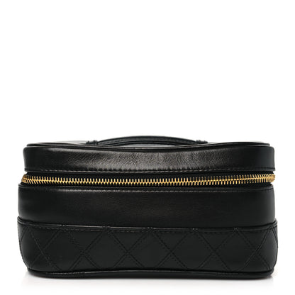 Chanel Lambskin Vanity Cosmetic Case Black 1 of 11