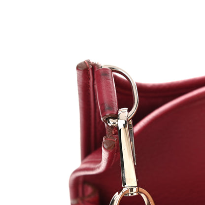 Hermes Taurillon Clemence Evelyne III PM Rubis 16 of 16