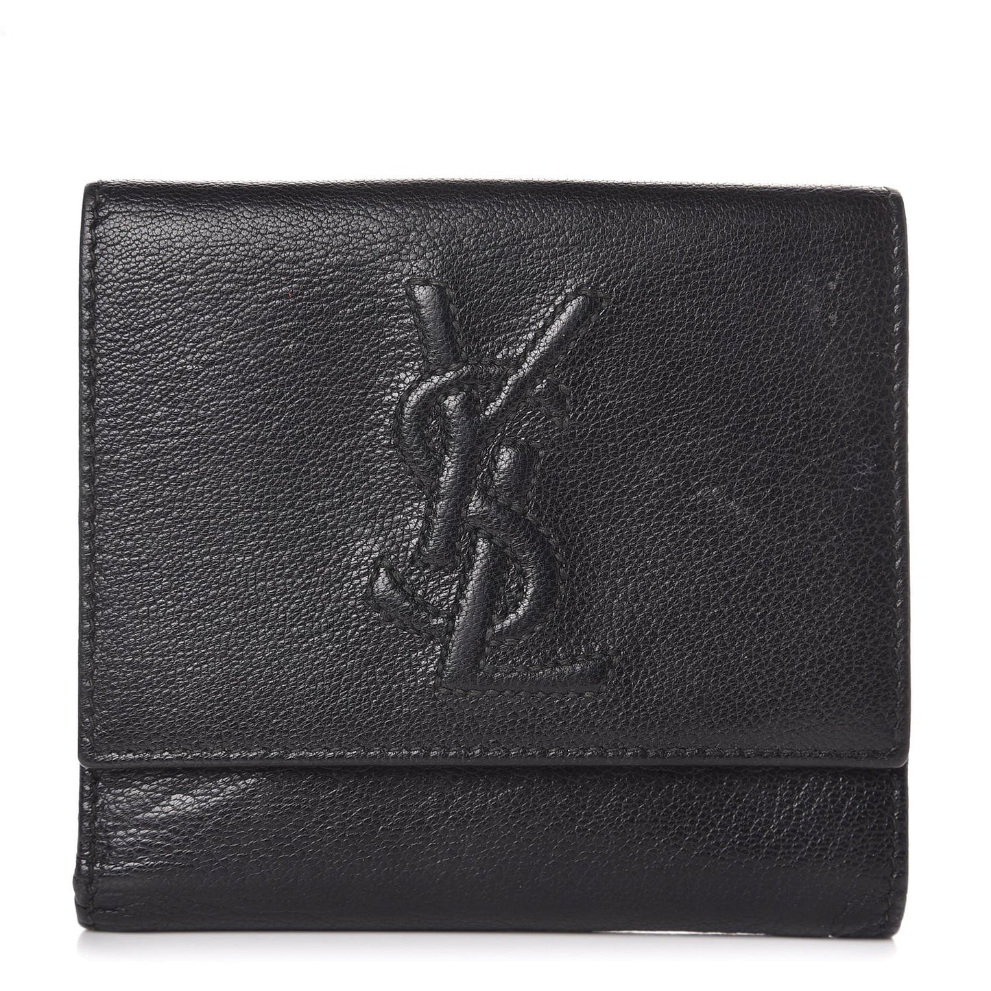 Goatskin Belle de Jour French Wallet Black