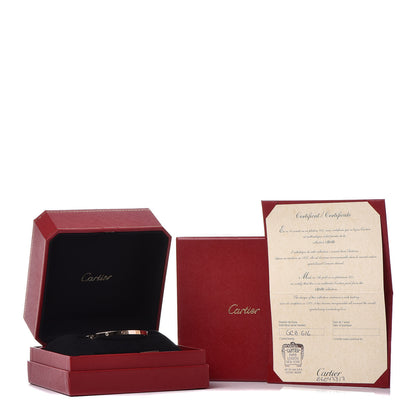 Cartier 18K Pink Gold Small LOVE Bracelet 17 6 of 6