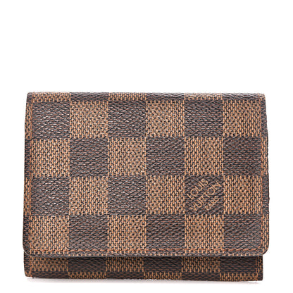 Louis Vuitton Damier Ebene Business Card Holder 1 of 6
