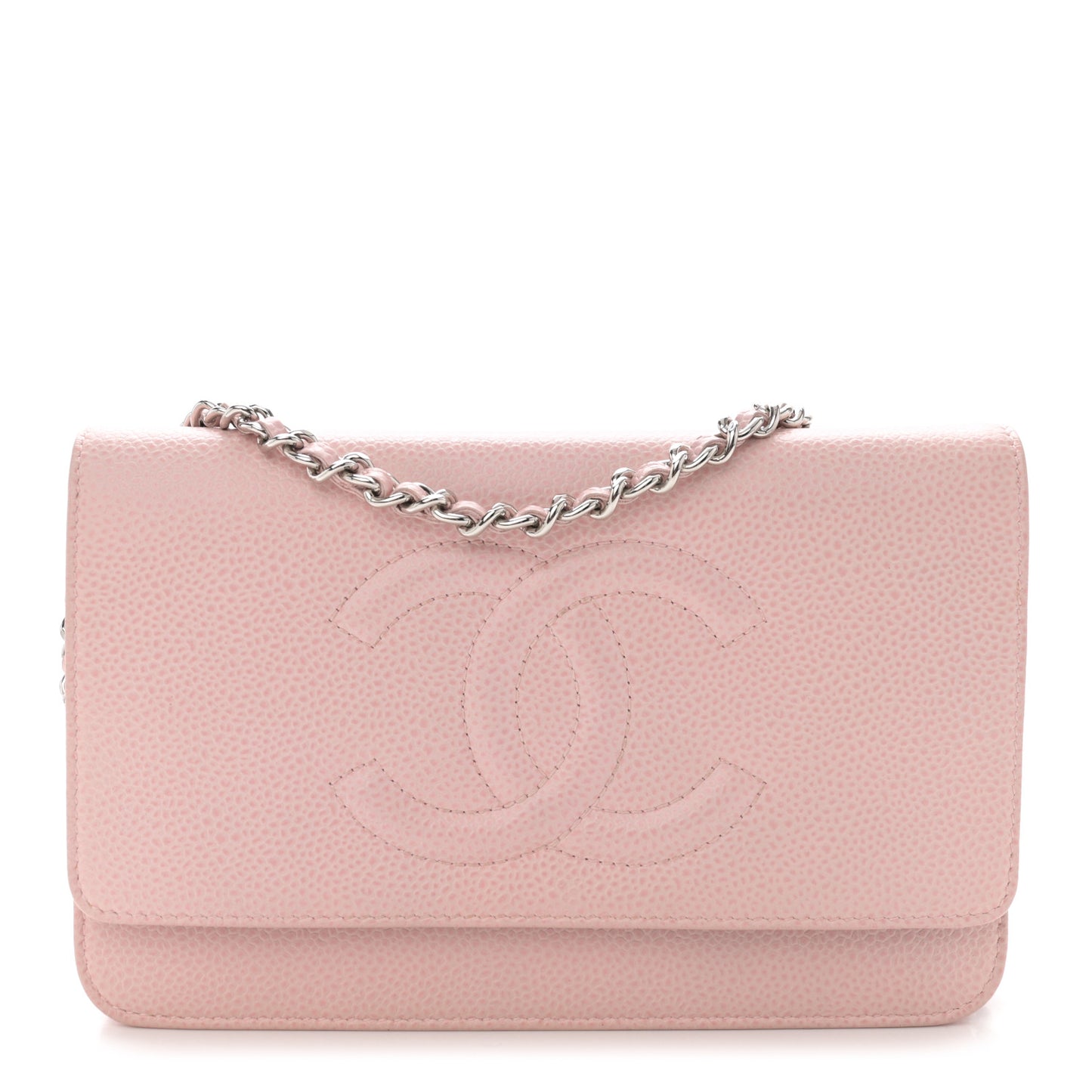 Caviar Timeless CC Wallet on Chain WOC Pink