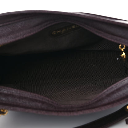 Chanel Caviar CC Shoulder Bag Dark Brown 4 of 8