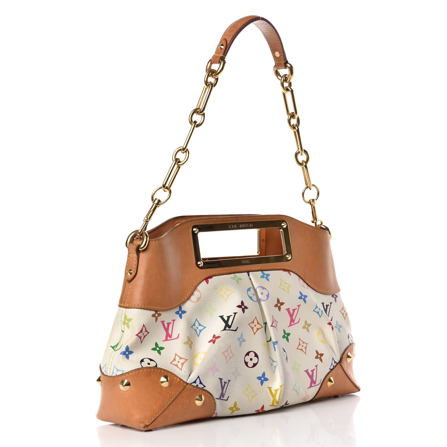 Louis Vuitton Monogram Multicolor Judy MM White 3 of 19