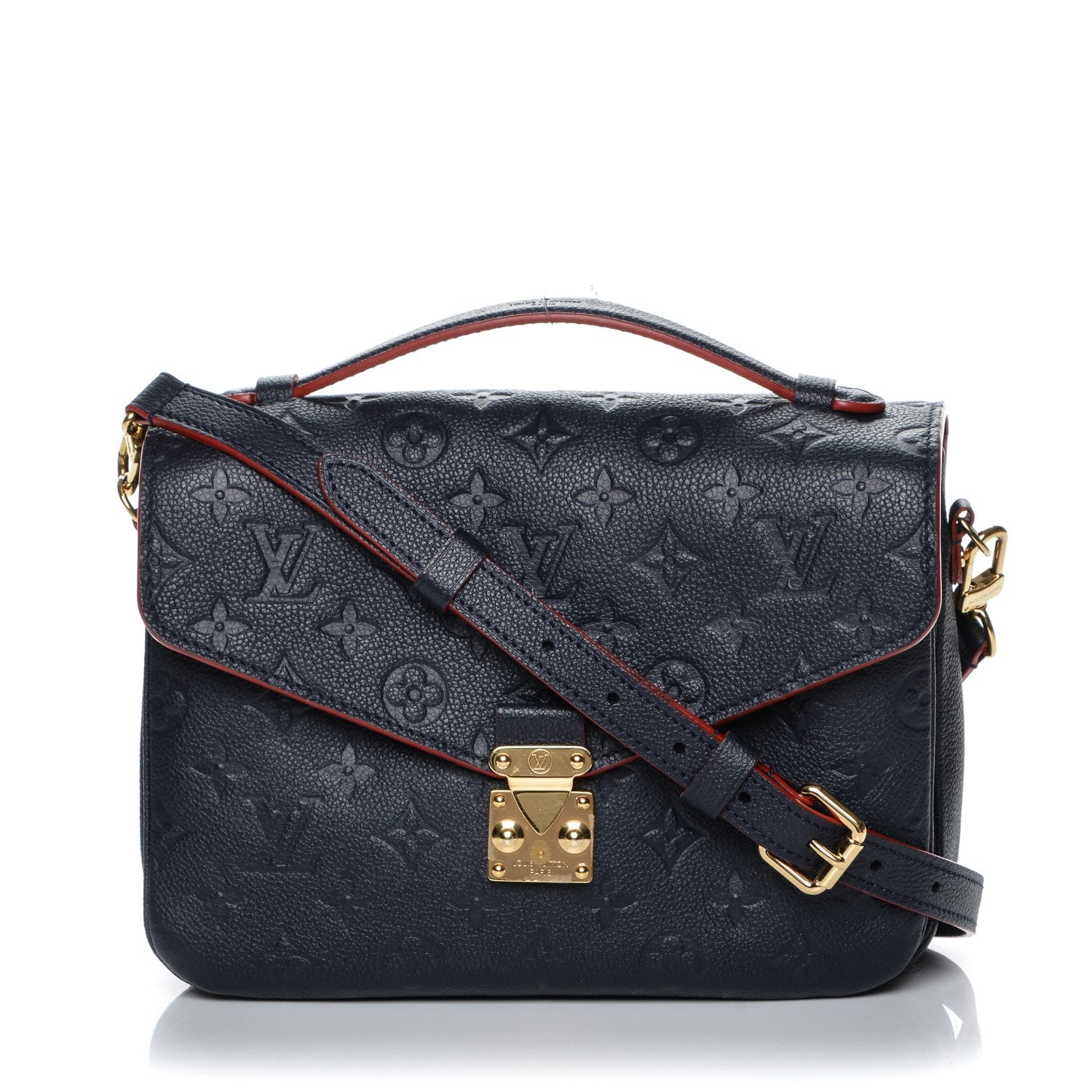 Louis Vuitton Empreinte Pochette Metis Marine Rouge 1 of 7