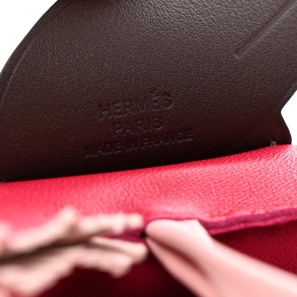 Hermes Milo Lambskin Grigri Rodeo Pegase Horse Bag Charm MM Framboise Rose Sakura Rouge Sellier 3 of 4
