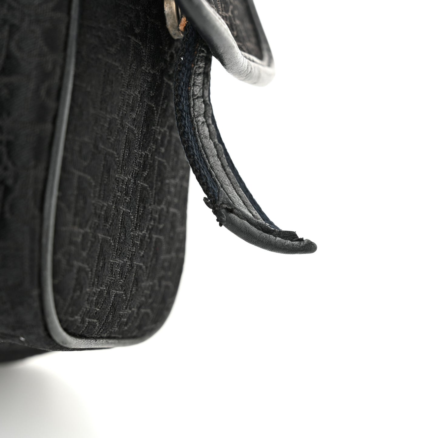 Monogram Pocket Satchel Black