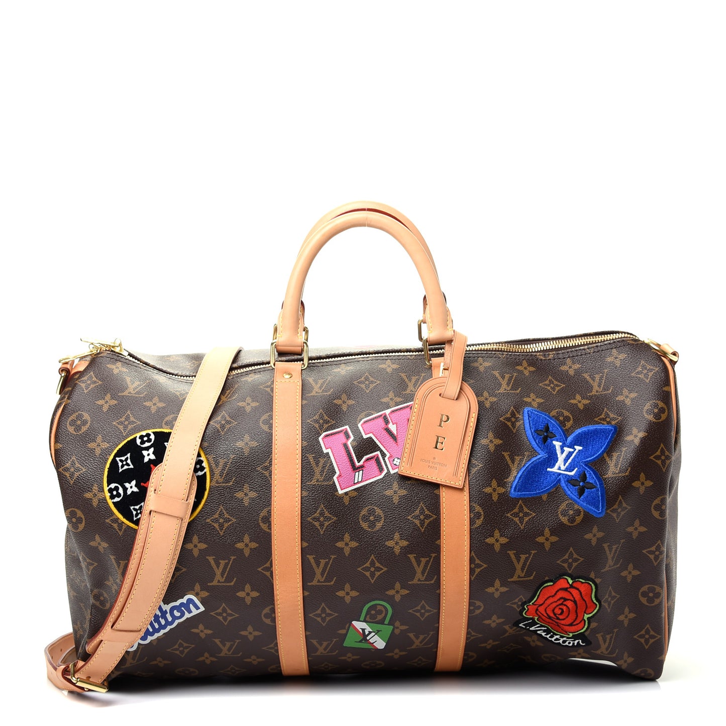 Monogram Patches Keepall Bandouliere 50