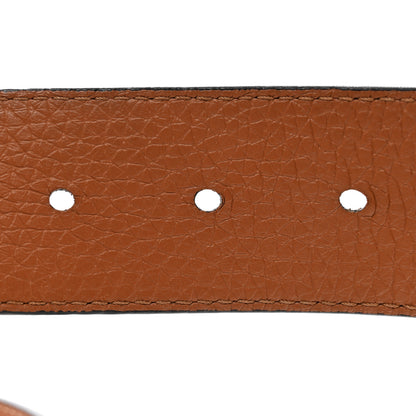 Louis Vuitton Taurillon Calfskin 30mm LV Initiales Reversible Belt 90 36 Black 4 of 6