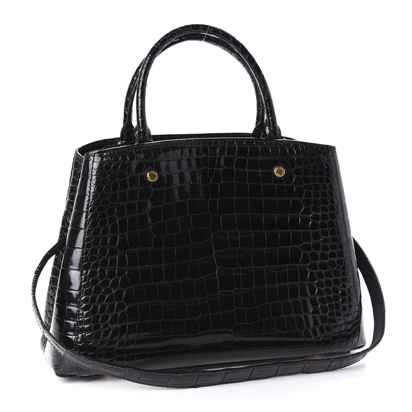 Crocodile Brilliant Montaigne MM Black