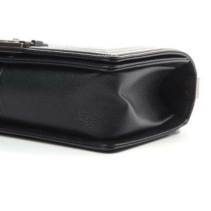Chanel Caviar Quilted Medium Boy Flap Black 10 of 11
