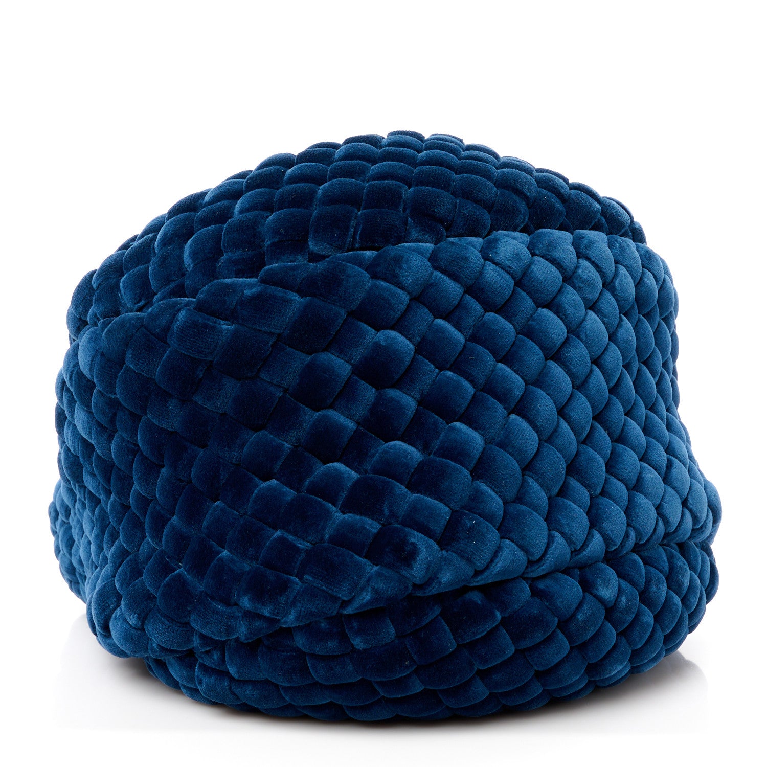 Bottega Veneta Velvet Intreccio Padded Mini Jodie Blue 4 of 12