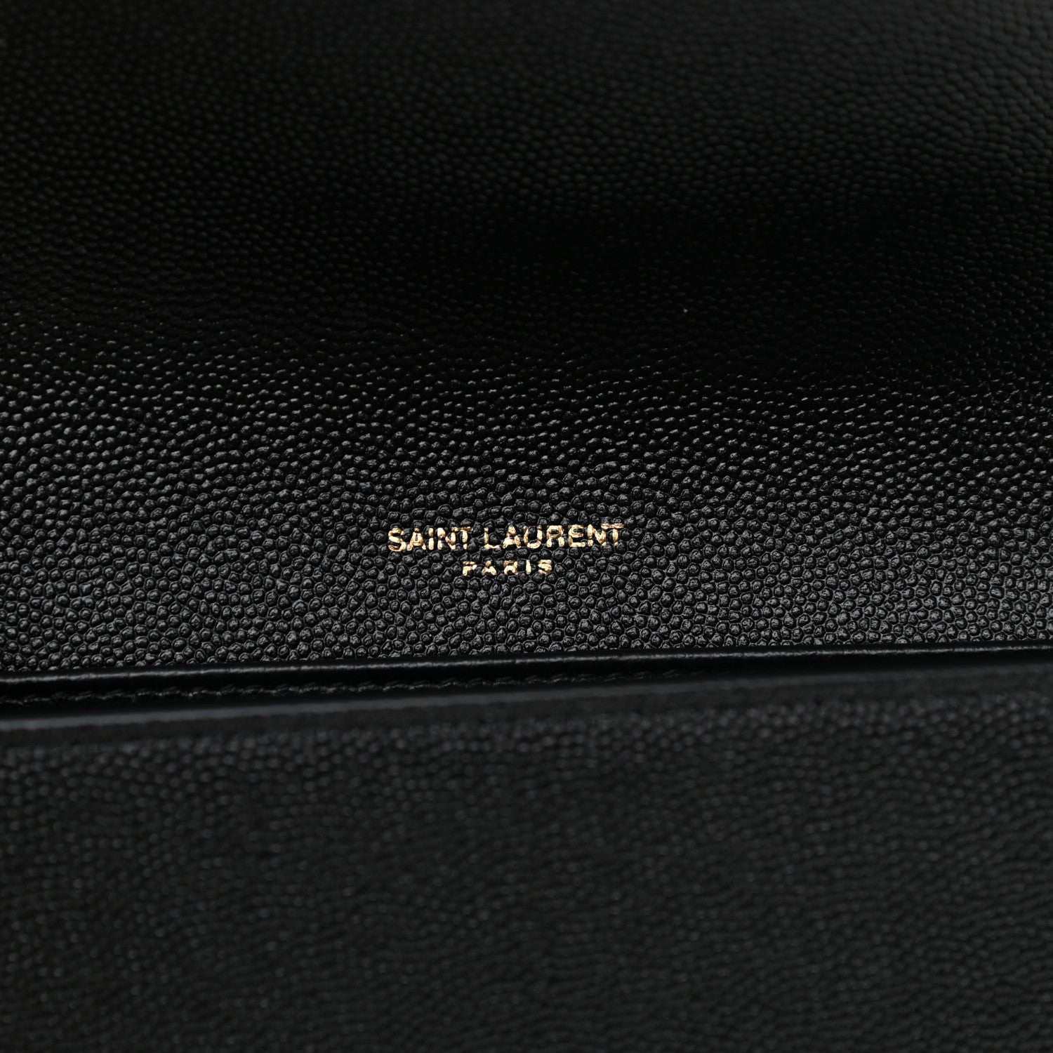 Saint Laurent Grain De Poudre Uptown Chain Wallet Black 7 of 11