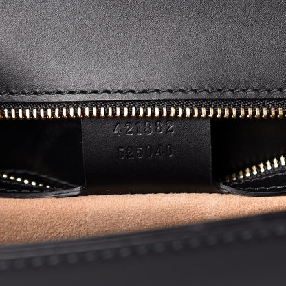 Gucci Calfskin Small Sylvie Shoulder Bag Black 7 of 9