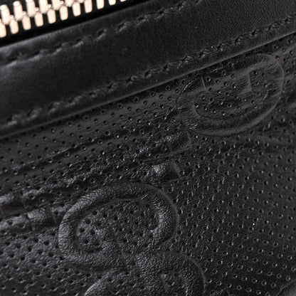 Gucci Calfskin GG Tennis Embossed Backpack Black 11 of 13