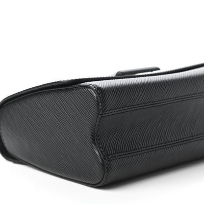 Louis Vuitton Epi Twist Shoulder Bag MM Matte Black 6 of 10