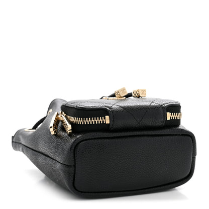 Chanel Caviar Quilted Mini CC Pocket Bucket Bag Black 4 of 11