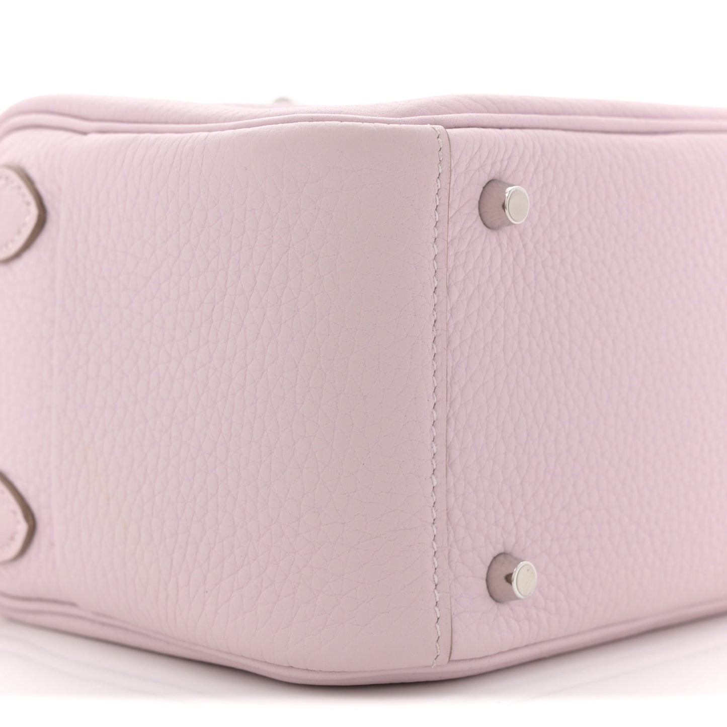 Taurillon Clemence Verso Mini Lindy 20 Mauve Pale Mushroom