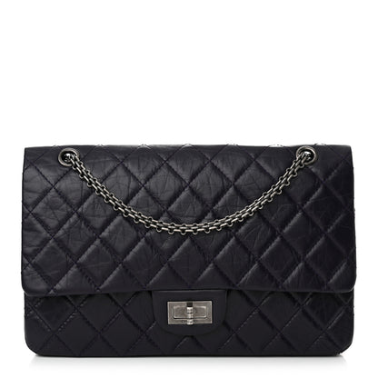 Chanel Aged Calfskin Quilted 2.55 Reissue 227 Flap Plum 1 of 9