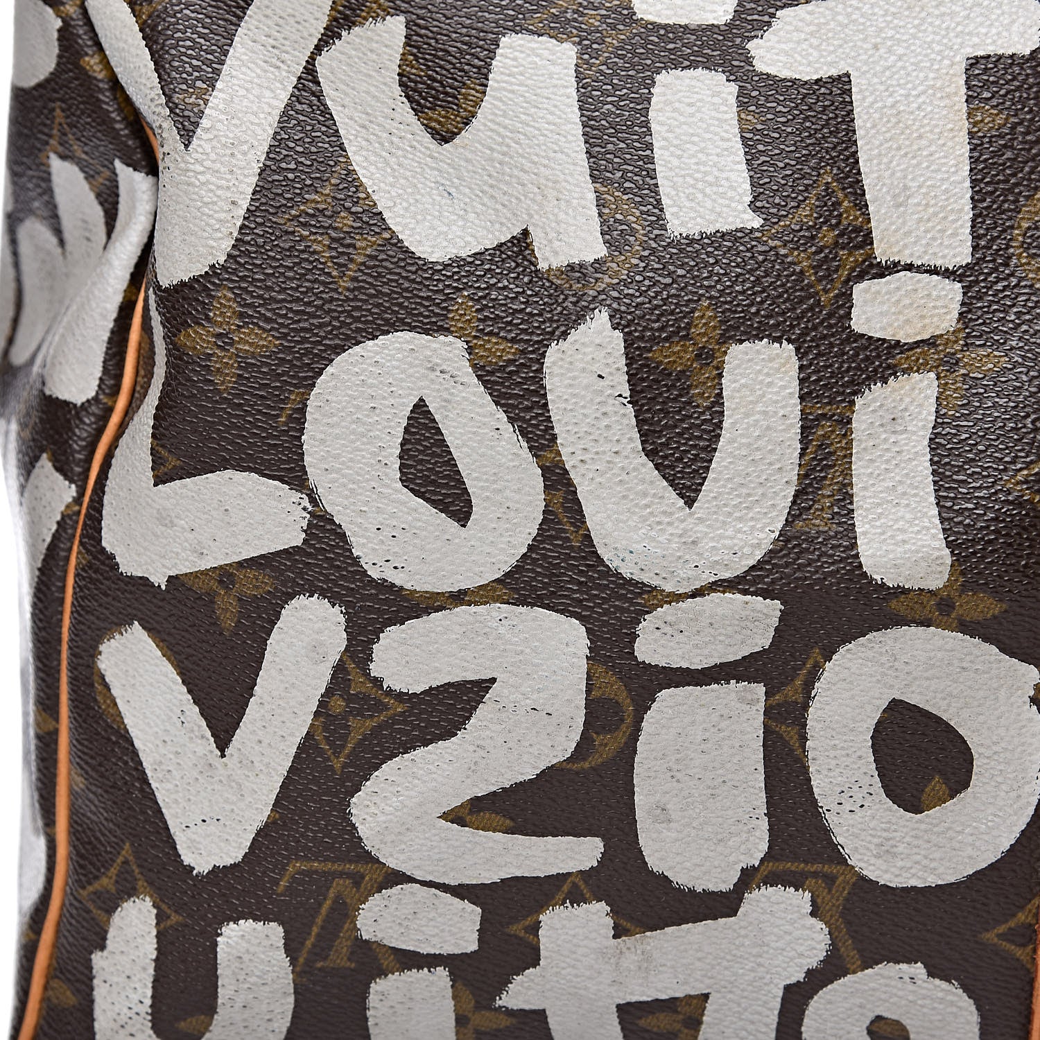 Louis Vuitton Graffiti Keepall 50 Silver 21 of 30