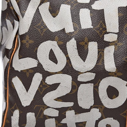 Louis Vuitton Graffiti Keepall 50 Silver 21 of 30