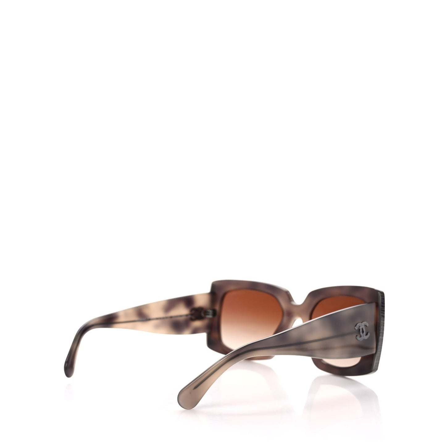 Acetate Rectangle Sunglasses 5435-A Tortoise