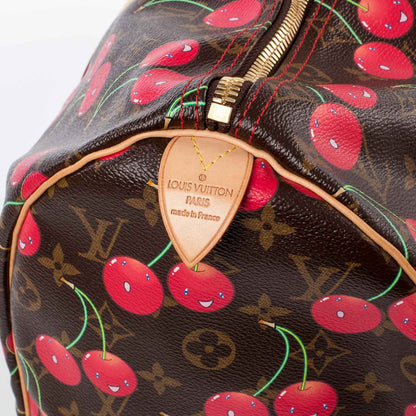 Louis Vuitton Monogram Cerises Keepall 45 6 of 10