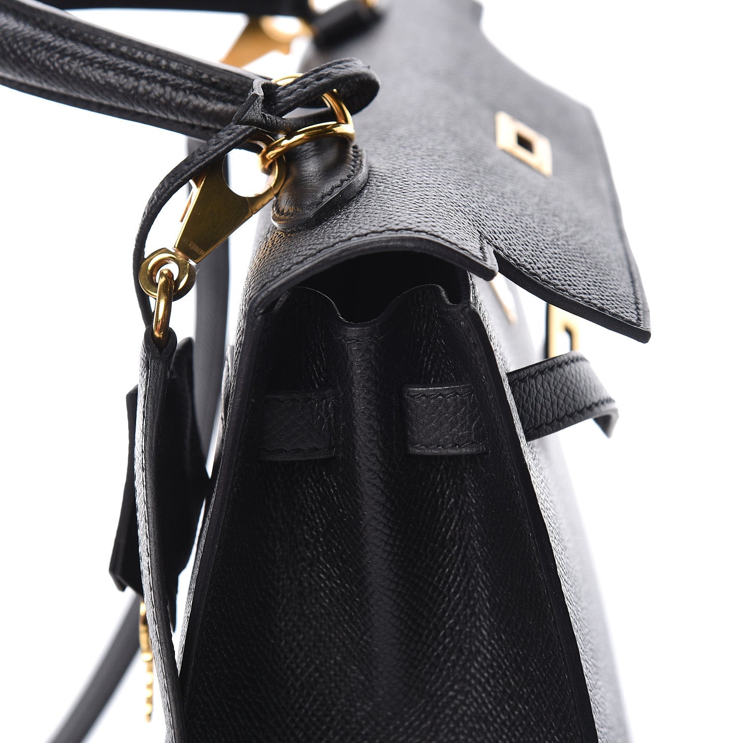 Hermes Epsom Kelly Sellier 25 Black 31 of 52