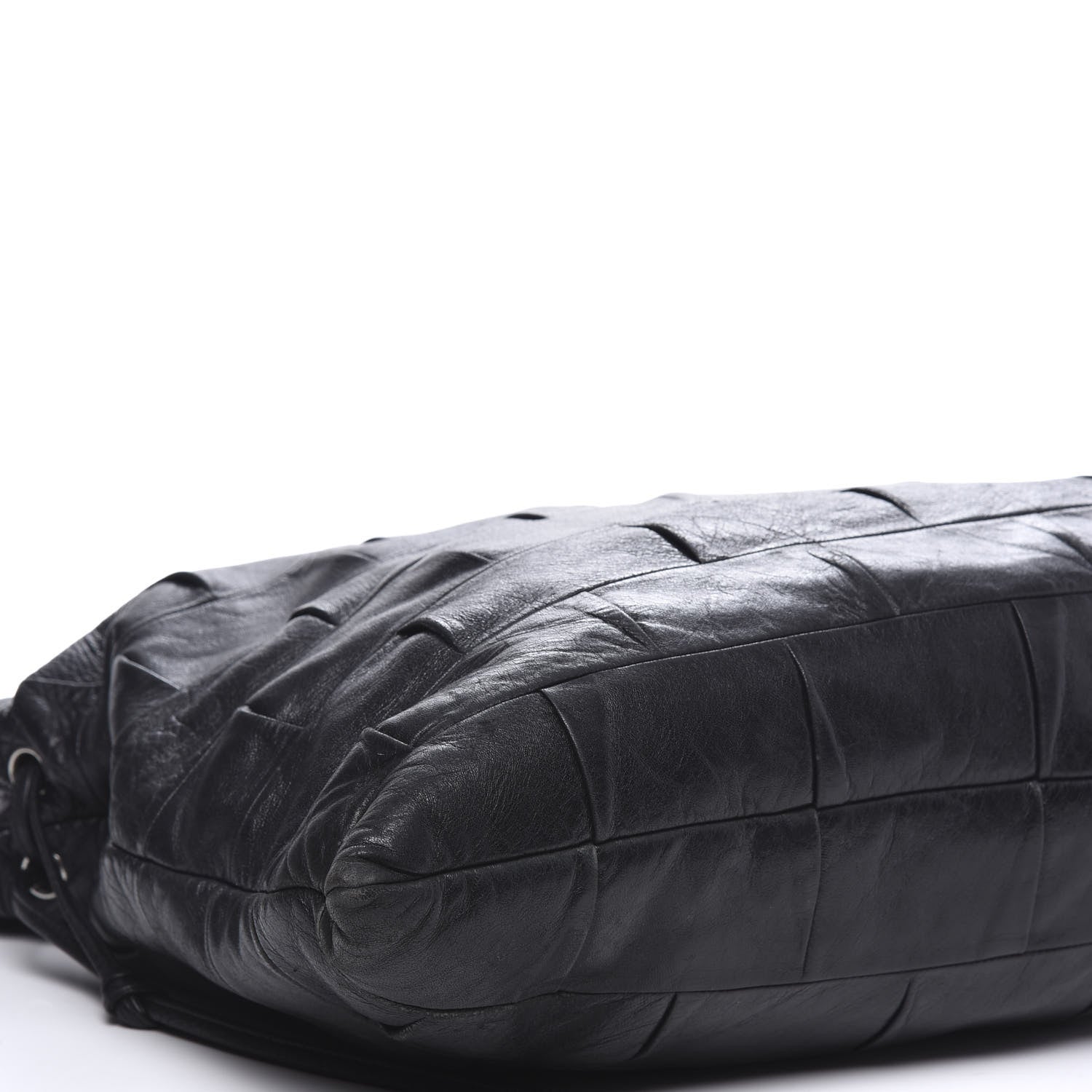 Chanel Lambskin Igloo Drawstring Tote Black 9 of 11