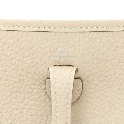 Hermes Taurillon Clemence Evelyne TPM Craie 6 of 11