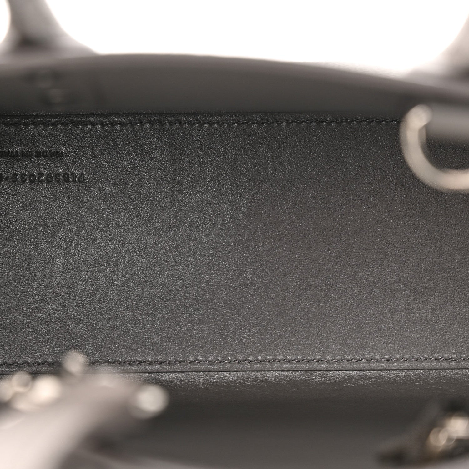 Saint Laurent Grained Calfskin Nano Sac De Jour Fog 5 of 12