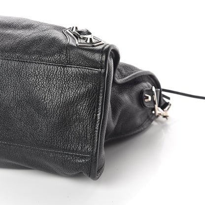 Balenciaga Chevre Silver Metallic Edge Hardware City Black 7 of 7