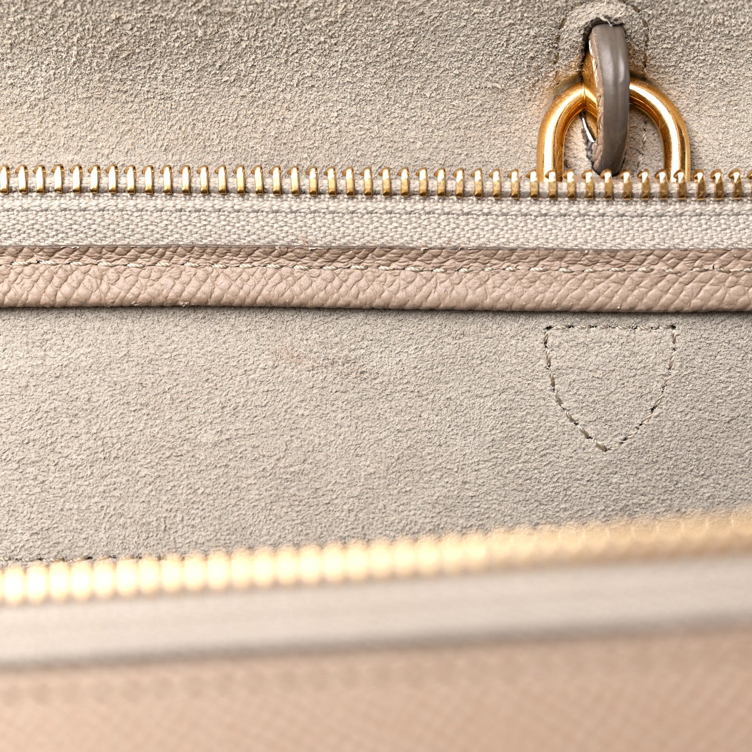 Celine Grained Calfskin Mini Belt Bag Light Taupe 13 of 15