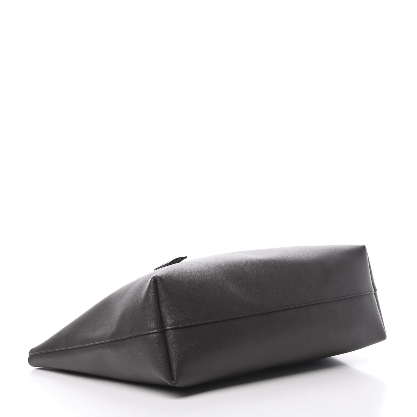 Calfskin Large Shopping Tote Dark Grey