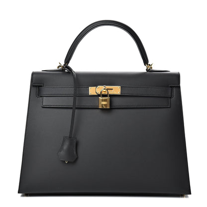 Hermes Sombrero Kelly Sellier 32 Black 1 of 13