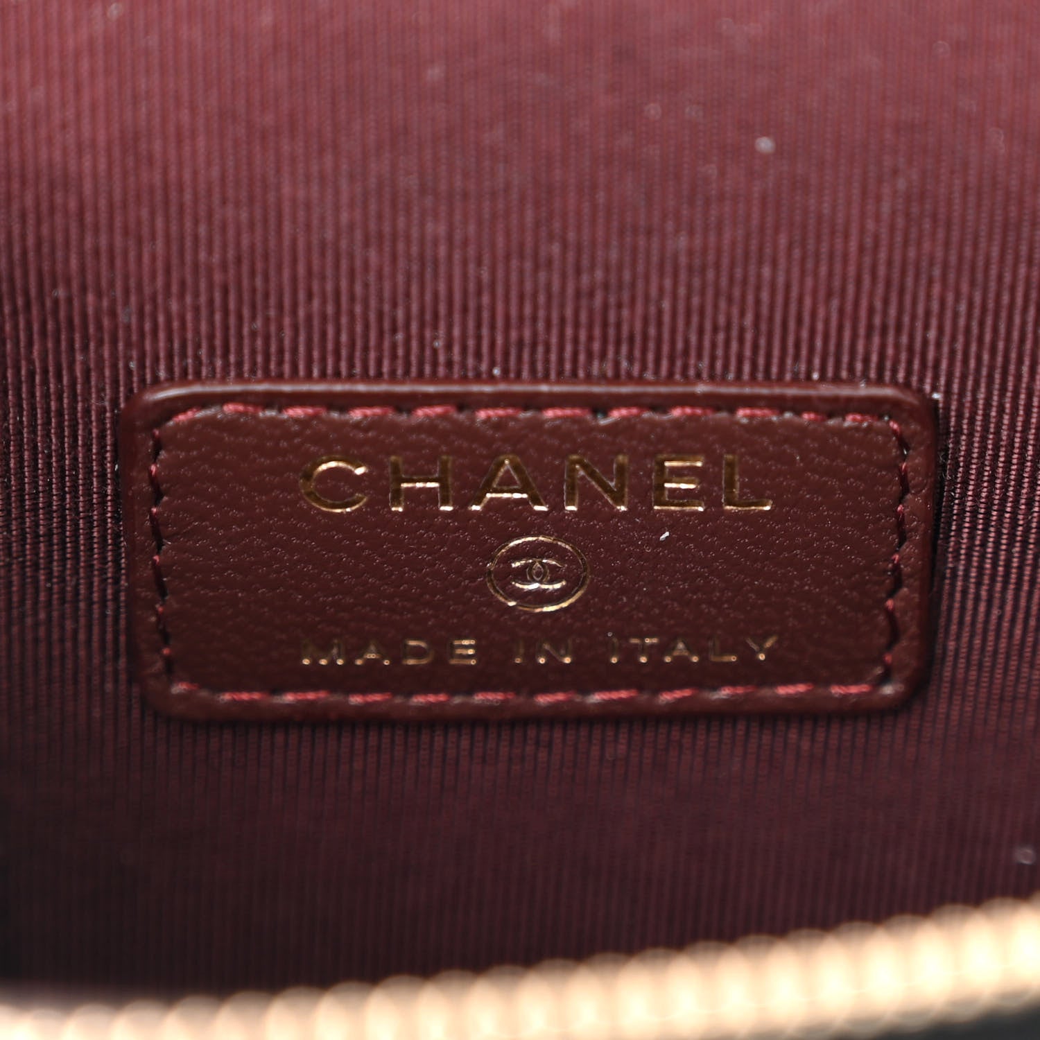 Chanel Lambskin Quilted Small Vertical Coco Beauty Vanity Case With Chain Black 6 of 11