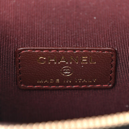 Chanel Lambskin Quilted Small Vertical Coco Beauty Vanity Case With Chain Black 6 of 11