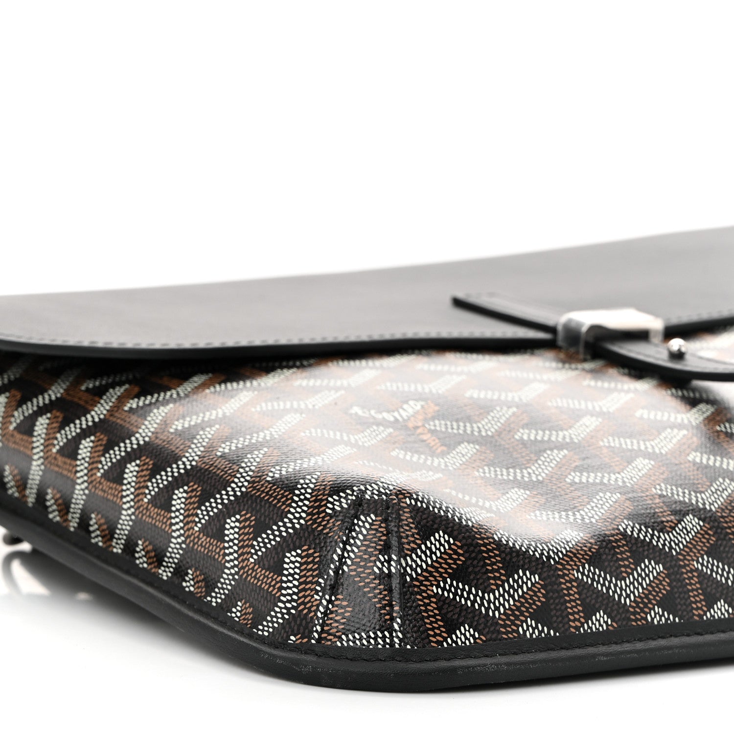 Goyard Goyardine Coursier Messenger Bag Black 8 of 9