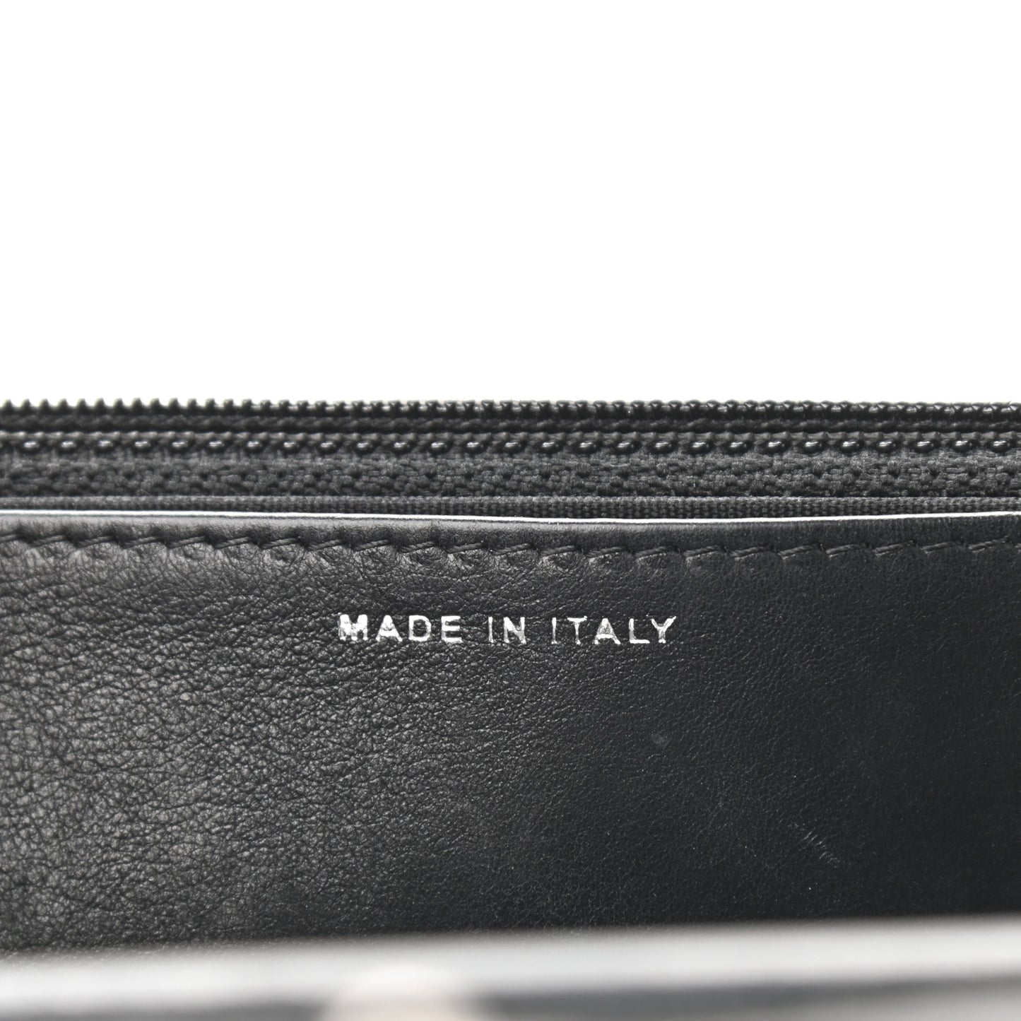Lambskin Quilted Boy Wallet On Chain WOC So Black